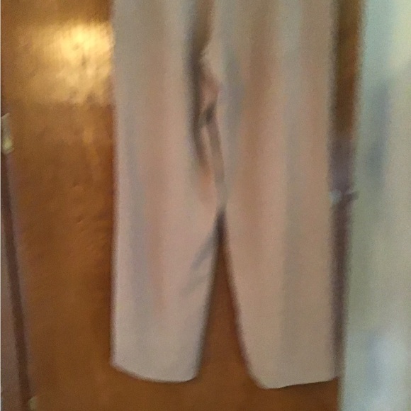 ANTONIO MELANI Tan Wide Leg Pants with Tie Belt - Picture 2 of 14